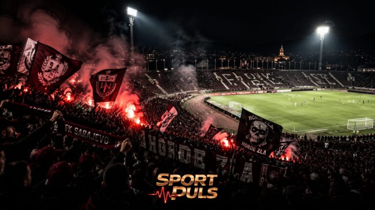Horde zla i navijači FK Sarajevo na stadionu Koševo