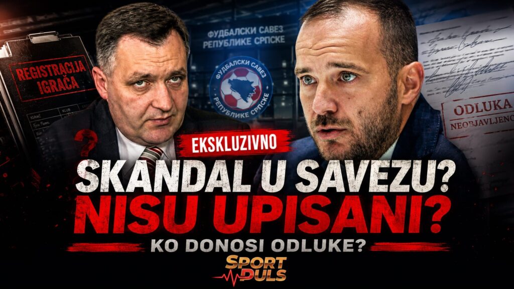 PRAVNI HAOS U FS BiH? Novi Izvršni odbor nije upisan, a odluke se donose već godinu i po ALT tekst: Vico Zeljković i Ivan Beus uz pitanje pravnog statusa odluka FS BiH
