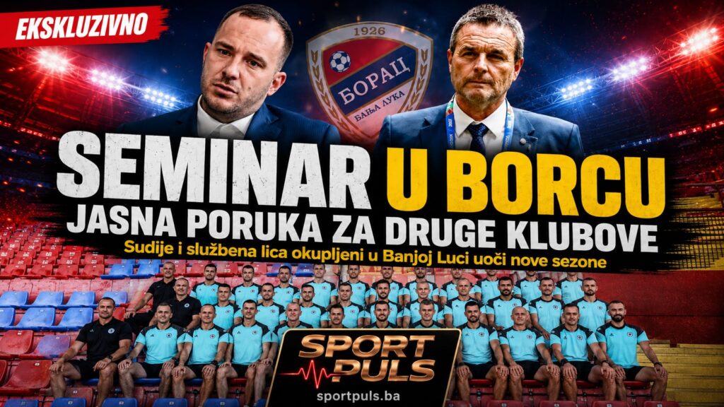 SEMINAR U BORCU POSLAO JASNU PORUKU: Dok sudije uče pravila, svi gledaju prema Vici Zeljkoviću Vico Zeljković i seminar u Borcu kao simbol moći u bh. fudbalu