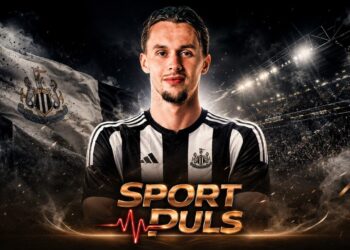 Amar Dedić u dresu Newcastlea na St James Parku