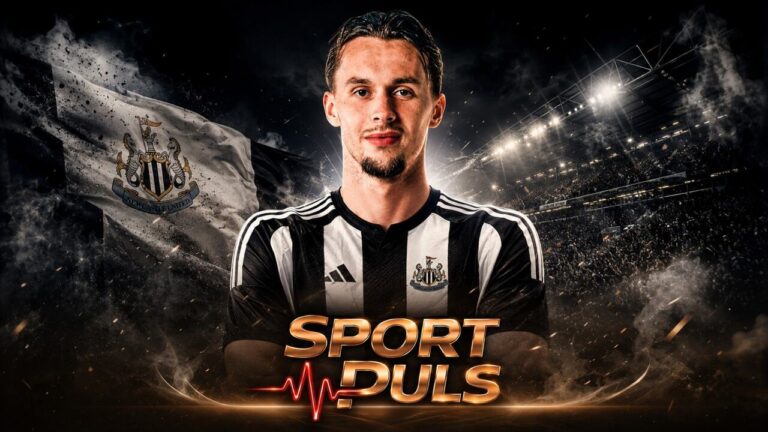 Amar Dedić u dresu Newcastlea na St James Parku