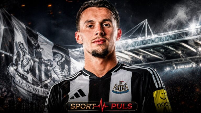 Amar Dedić u dresu Newcastlea na stadionu