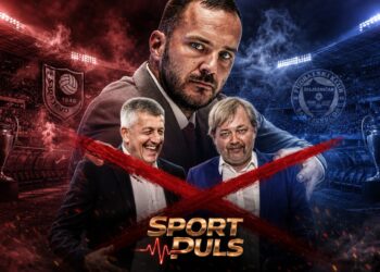 Husref Musemić i Amar Osim uz simboliku FK Sarajevo i FK Željezničar