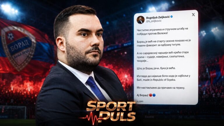 Bogoljub Zeljković i objava nakon utakmice Borac – Velež