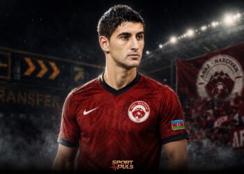 Bojan Letić u dresu Araz-Naxçıvana nakon transfera u Azerbejdžan