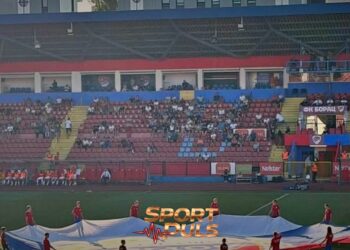 Poluprazne tribine Gradskog stadiona na utakmici FK Borac i Velež