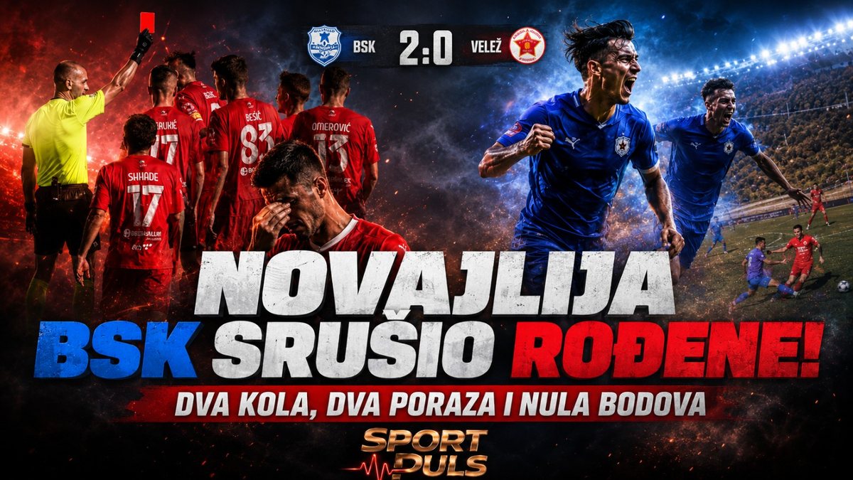 BSK Velež 2:0 dva poraza nula bodova
