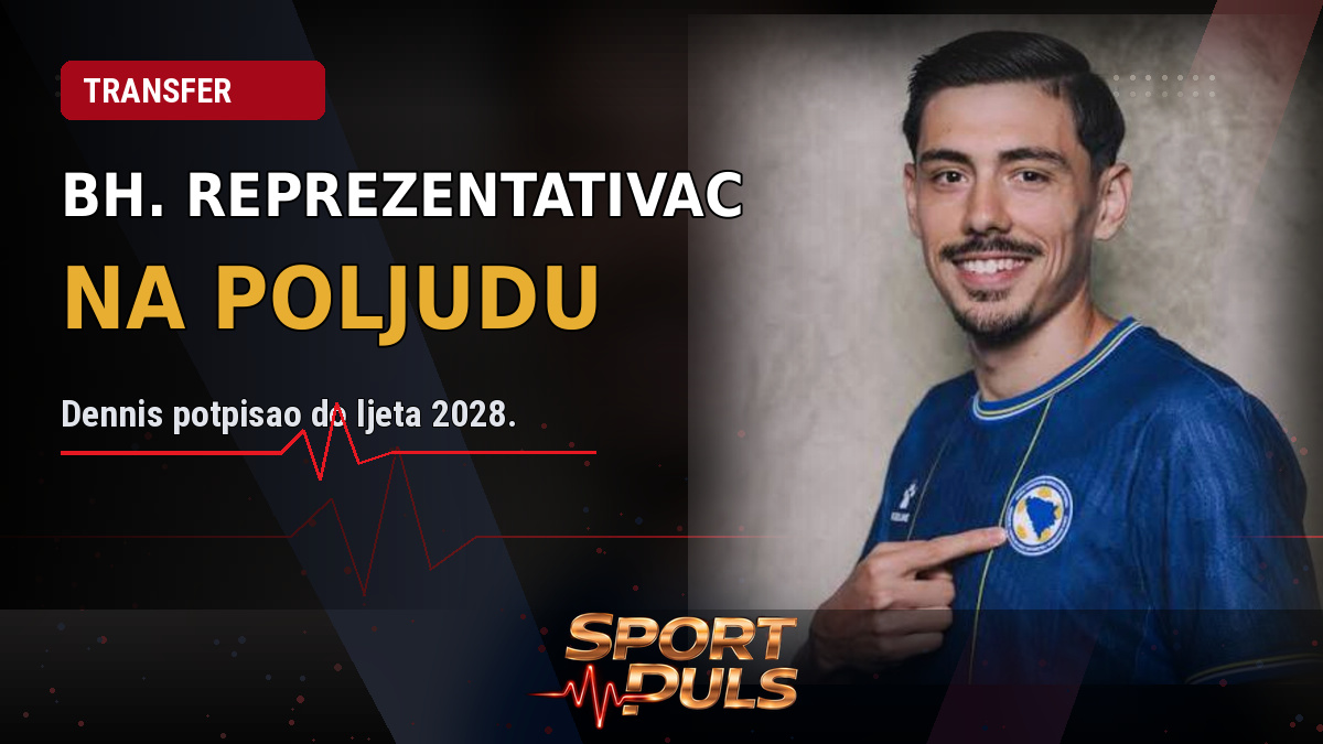 BH. REPREZENTATIVAC STIGAO NA POLJUD: Dennis Hadžikadunić potpisao za Hajduk do 2028! Dennis Hadžikadunić Hajduk – grafika za članak
