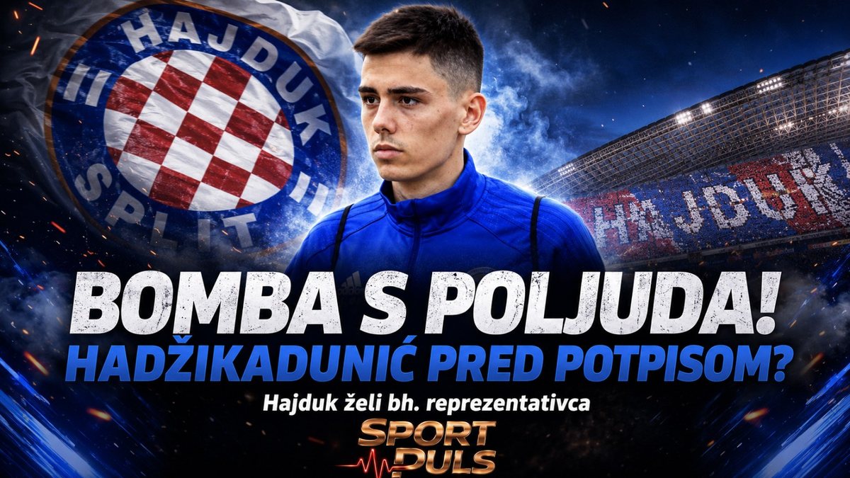 BOMBA S POLJUDA: Dennis Hadžikadunić pred potpisom za Hajduk?! Dennis Hadžikadunić na meti Hajduka