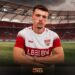 Dženan Pejčinović u dresu Stuttgarta nakon transfera iz Wolfsburga