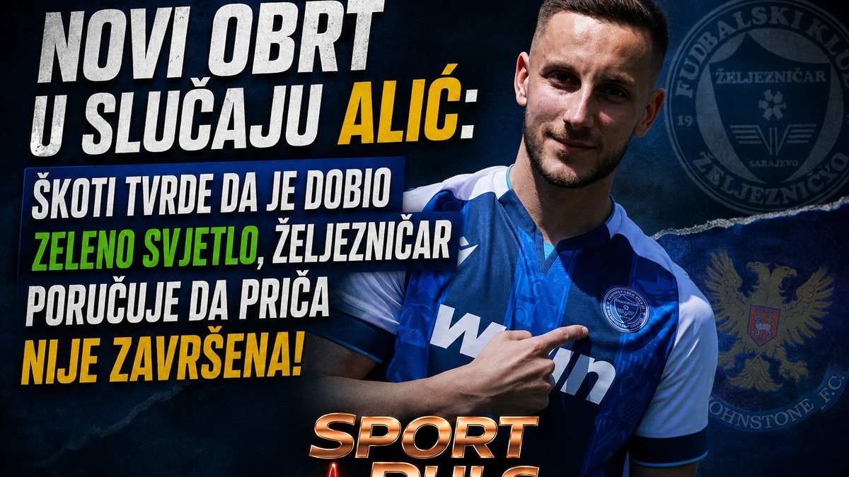 NOVI OBRT U SLUČAJU ALIĆ: Škoti tvrde da je dobio ZELENO SVJETLO, Željezničar poručuje da priča nije završena! Enes Alić zeleno svjetlo St. Johnstone Željezničar