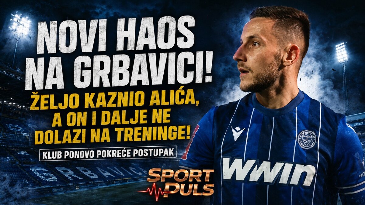 NOVI HAOS NA GRBAVICI: Željo kaznio Alića, on i dalje ne dolazi na treninge – klub ponovo pokreće postupak! Enes Alić ne dolazi na treninge Željezničara