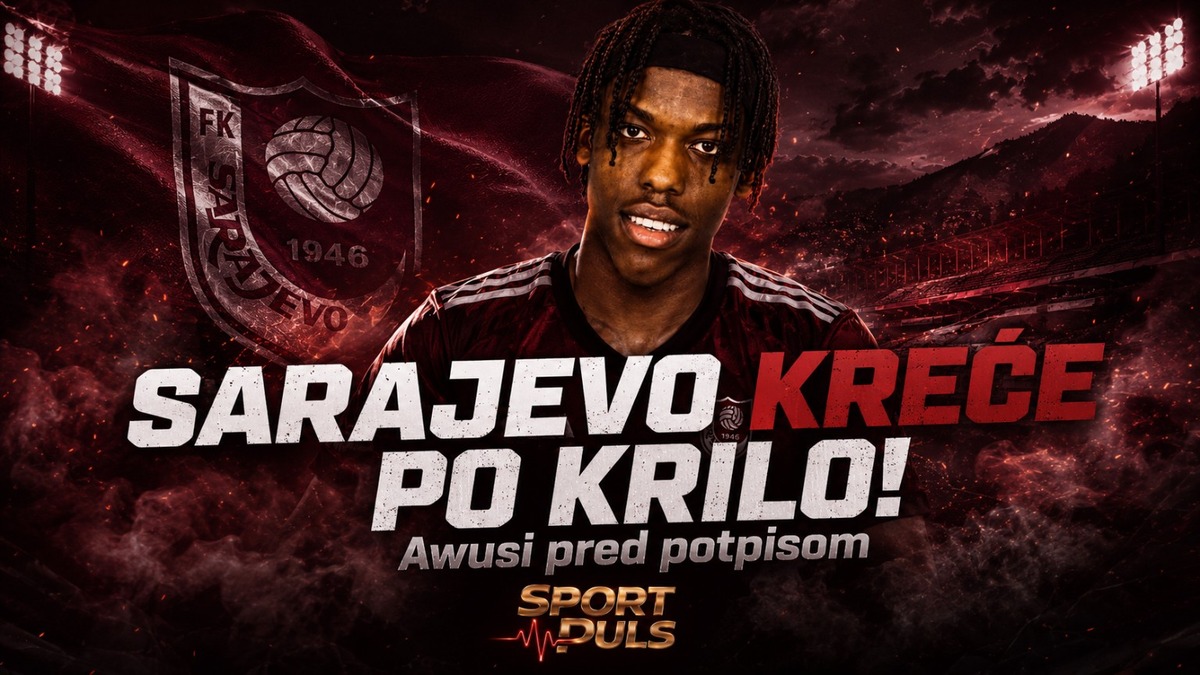 Junior Awusi pred potpisom za Sarajevo