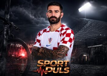 Livajin bicikl i Marko Livaja pred evropski meč Hajduka na Poljudu.
