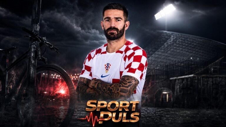 Livajin bicikl i Marko Livaja pred evropski meč Hajduka na Poljudu.