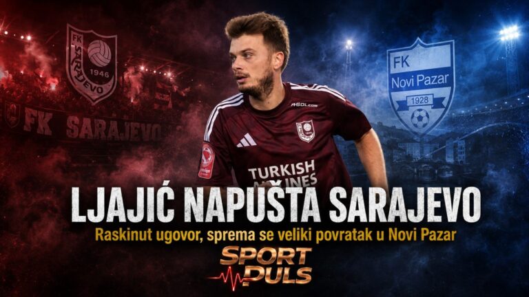 Adem Ljajić napušta FK Sarajevo i sprema povratak u Novi Pazar