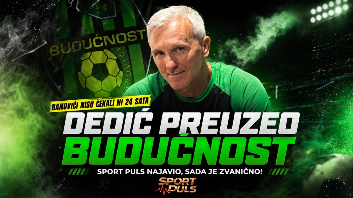 Mensur Dedić preuzeo Budućnost, Sport Puls najavio imenovanje.