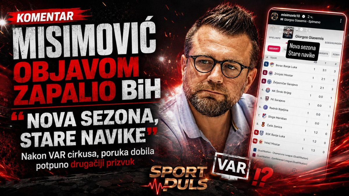 Misimović objavom zapalio BiH – Nova sezona, stare navike
