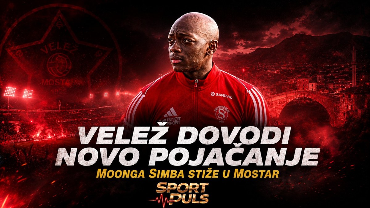 VELEŽ DOVODI NOVO POJAČANJE: Moonga Simba stiže u Mostar Velež dovodi novo pojačanje Moonga Simba stiže u Mostar