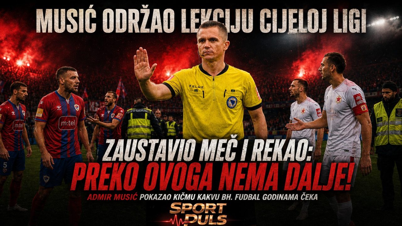 Admir Musić pokazao kičmu kakvu bh. fudbal godinama čeka: Zaustavio meč i rekao – preko ovoga nema dalje! Admir Musić održao lekciju cijeloj ligi – Borac Velež