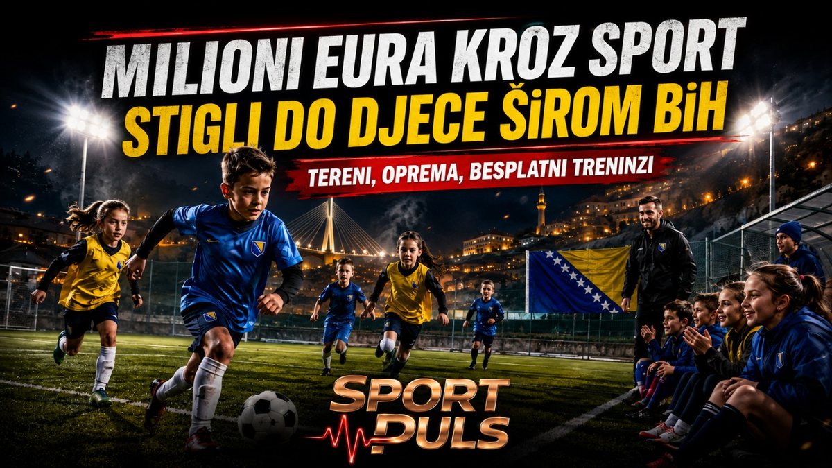 Milioni eura kroz sport stigli do djece širom BiH