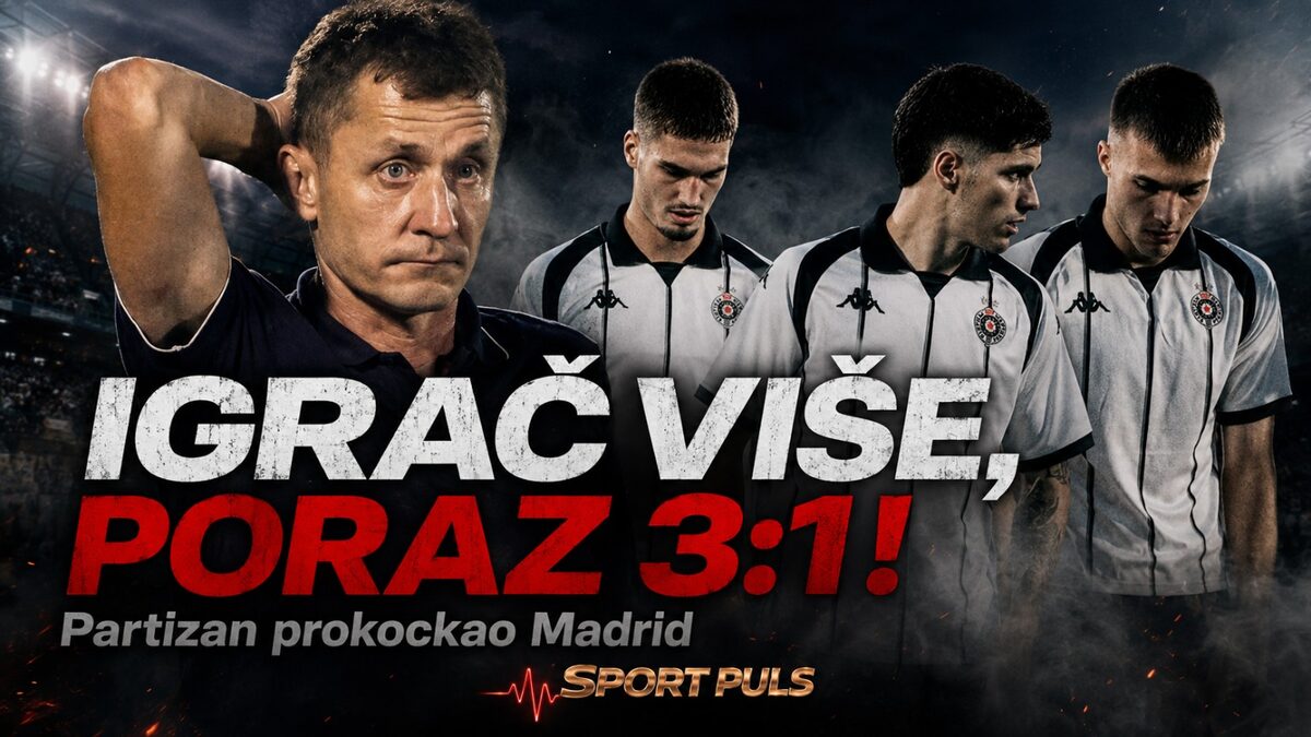 Partizan imao igrača više, ali je izgubio 3:1 od Hetafea