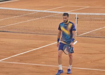 Damir Džumhur na US Openu 2026 – stvarna fotografija tenisera