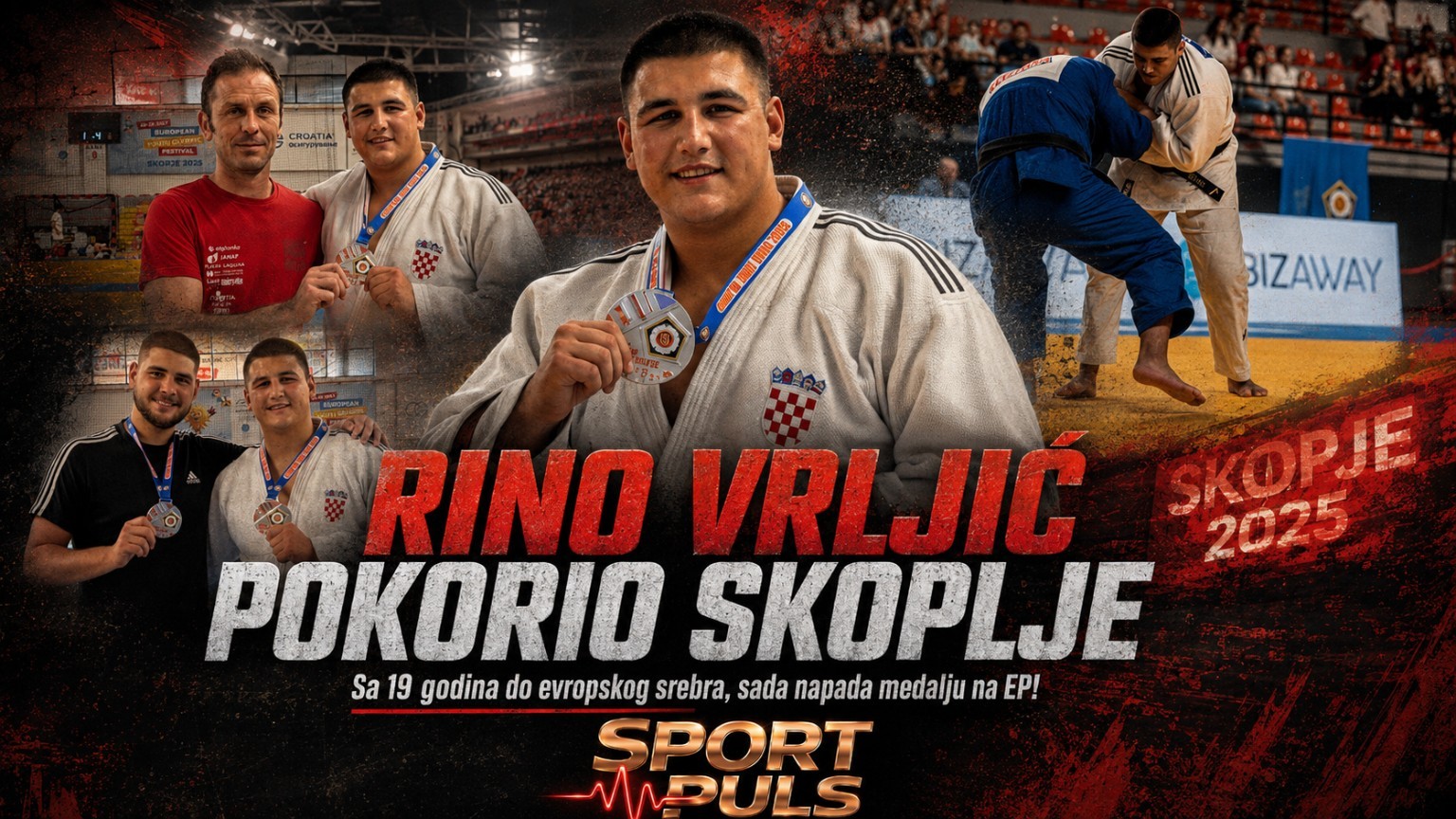 Rino Vrljić pokorio Skoplje i osvojio evropsko srebro