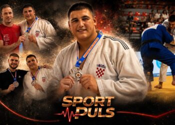 Rino Vrljić sa srebrnom medaljom nakon Juniorskog evropskog kupa u Skoplju