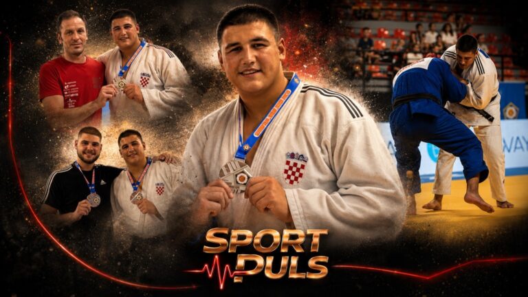 Rino Vrljić sa srebrnom medaljom nakon Juniorskog evropskog kupa u Skoplju
