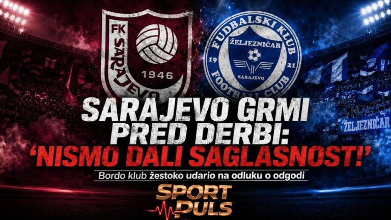 Sarajevo Željezničar derbi odgoda utakmice