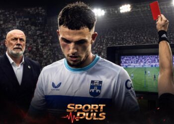 Senad Mustafić crveni karton na Poljudu
