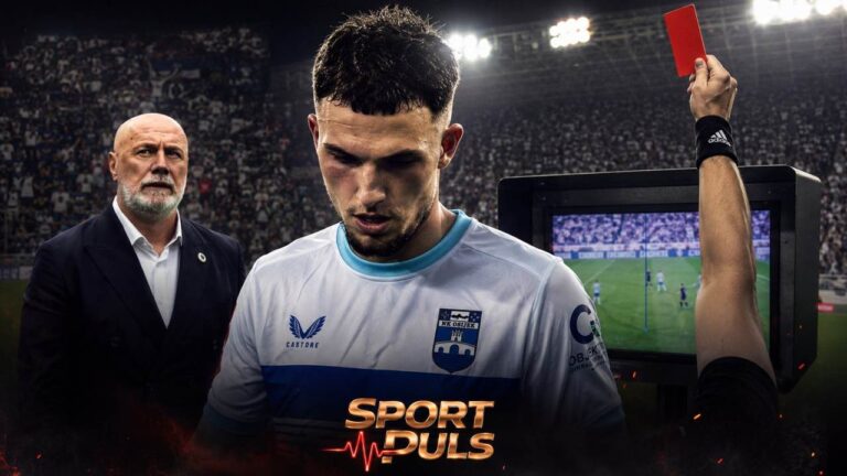 Senad Mustafić crveni karton na Poljudu
