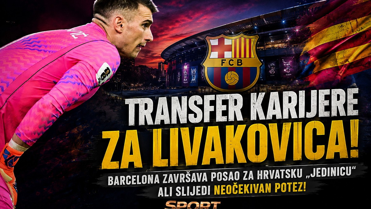 TRANSFER KARIJERE ZA LIVAKOVIĆA: Barcelona završava posao za hrvatsku „jedinicu“ – ali slijedi NEOČEKIVAN potez! Dominik Livaković uz naslov Transfer karijere za Livakovića.