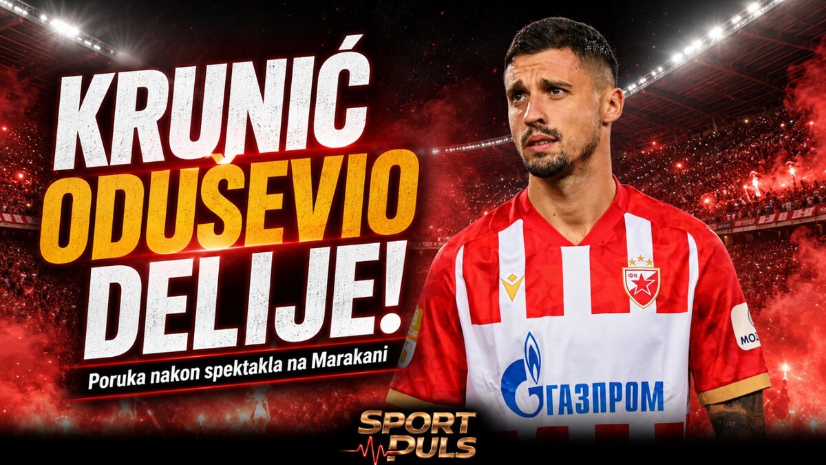 Rade Krunić uz naslov Krunić oduševio Delije.