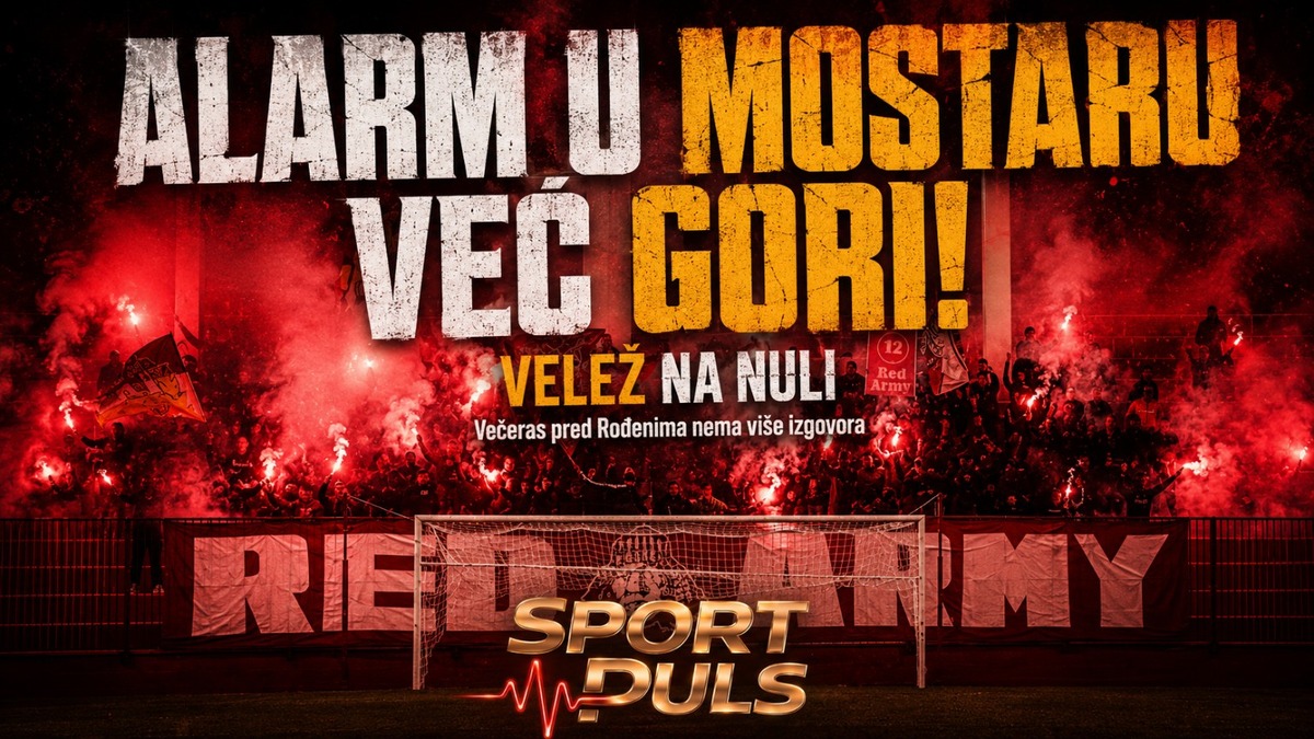 ALARM U MOSTARU VEĆ GORI: Velež na NULI – večeras pred Rođenima nema više izgovora! Alarm u Mostaru, Velež na nuli pred duel sa Slogom