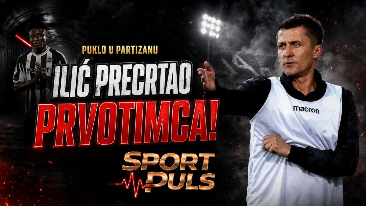Saša Ilić precrtao prvotimca – puklo u Partizanu