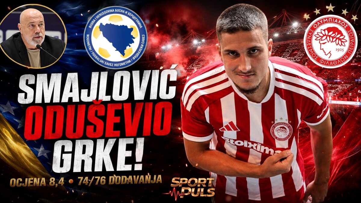 Zinedin Smajlović oduševio u dresu Olympiacosa