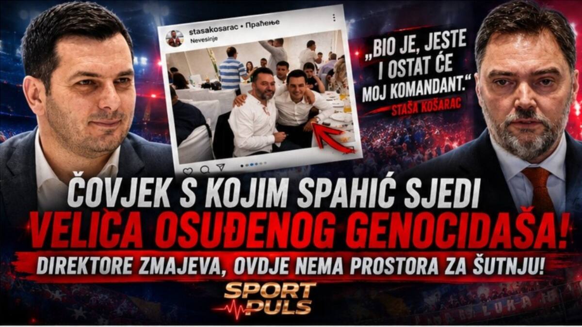 Spahić sjedi s čovjekom koji veliča Ratka Mladića