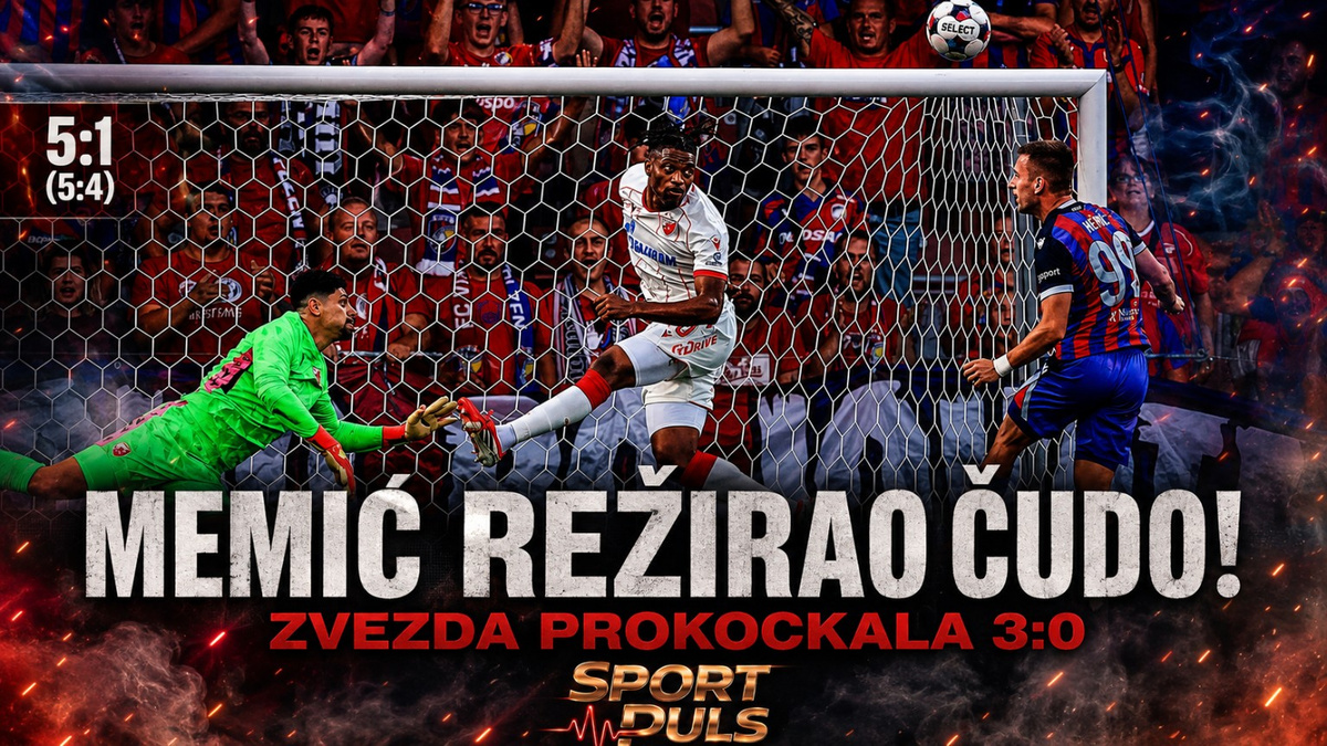 MEMIĆ NAPRAVIO HAOS, ZVEZDA PROKOCKALA 3:0: Viktoria režirala ČUDO i izborila Evropsku ligu! Amar Memić režirao haos u pobjedi Viktorije Plzen 5:1 protiv Crvene zvezde