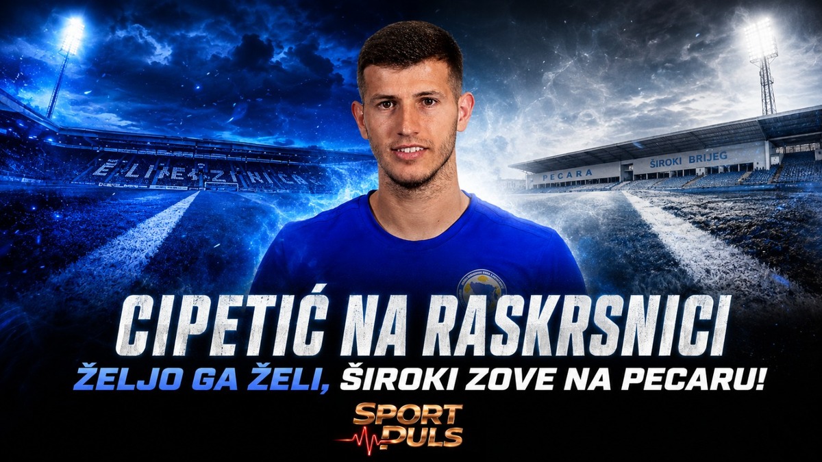 CIPETIĆ NA RASKRSNICI: Željo ga želi na Grbavici, Široki zove na Pecaru! Branimir Cipetić na raskrsnici između Željezničara i Širokog Brijega.