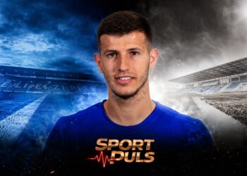 Branimir Cipetić na SPORT PULS naslovnoj grafici između Grbavice i Pecare.