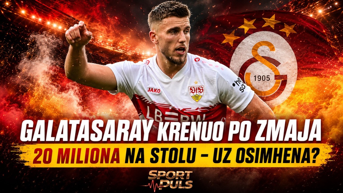 GALATASARAY KRENUO PO ZMAJA: 20 MILIONA NA STOLU – Demirovića žele uz Osimhena! Galatasaray krenuo po Zmaja – SPORT PULS grafika o Demiroviću i ponudi od 20 miliona eura.