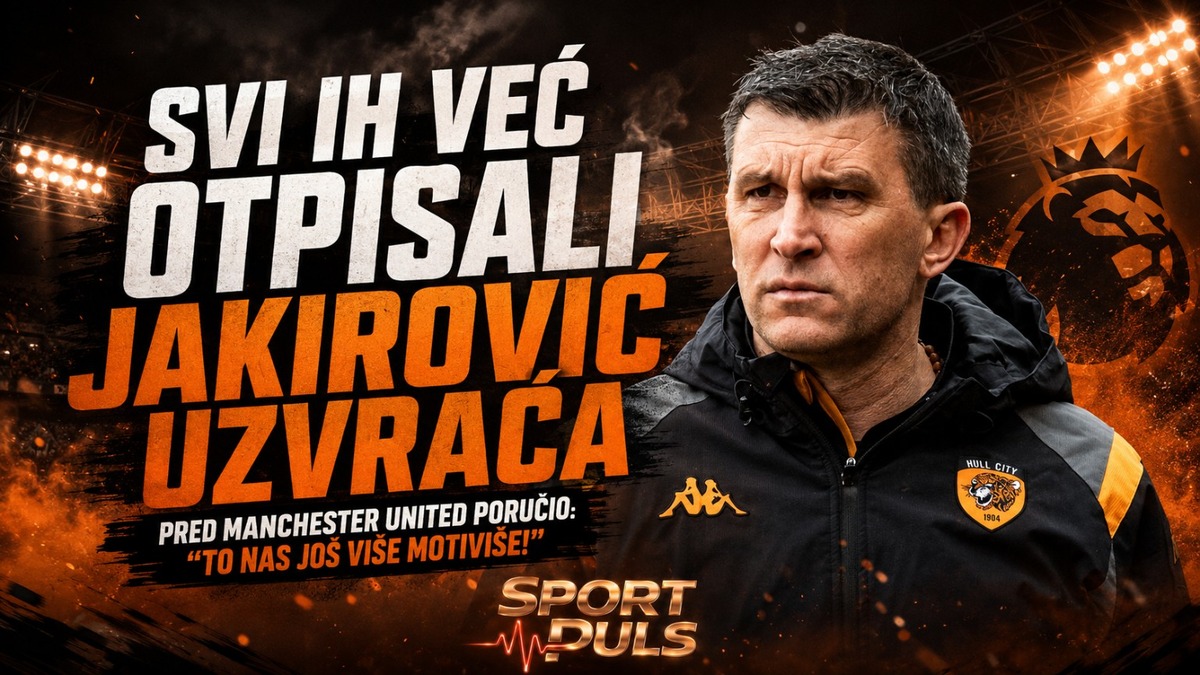 SVI IH VEĆ OTPISALI, JAKIROVIĆ UZVRAĆA: Pred Manchester United poslao poruku – „To nas još više motiviše!“ Sergej Jakirović uzvraća na prognoze pred Manchester United.