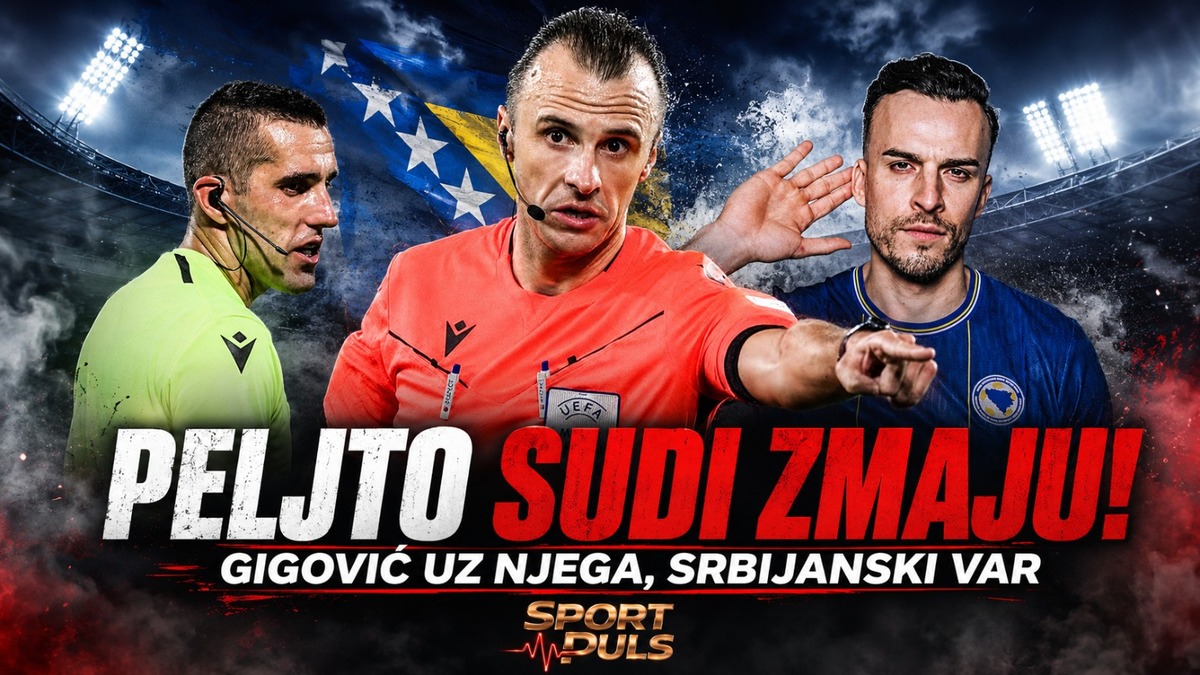 PELJTO SUDI ZMAJU, GIGOVIĆ UZ NJEGA: UEFA spojila bh. sudije i srbijanski VAR u velikom evropskom meču! Irfan Peljto sudi Zmaju, Gigović uz njega, srbijanski VAR u evropskom meču.