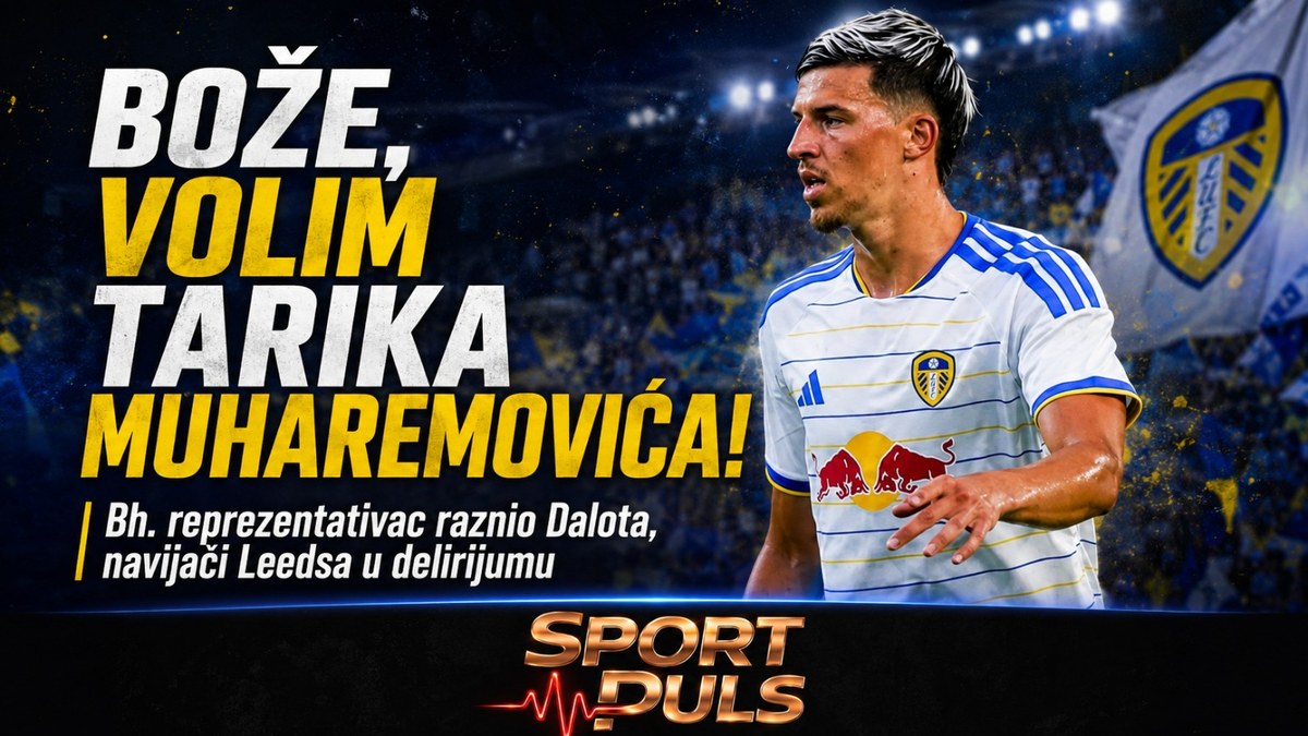 „BOŽE, VOLIM TARIKA MUHAREMOVIĆA!“ Bh. reprezentativac raznio Dalota, navijači Leedsa u delirijumu Tarik Muharemović raznio Dalota navijači Leedsa
