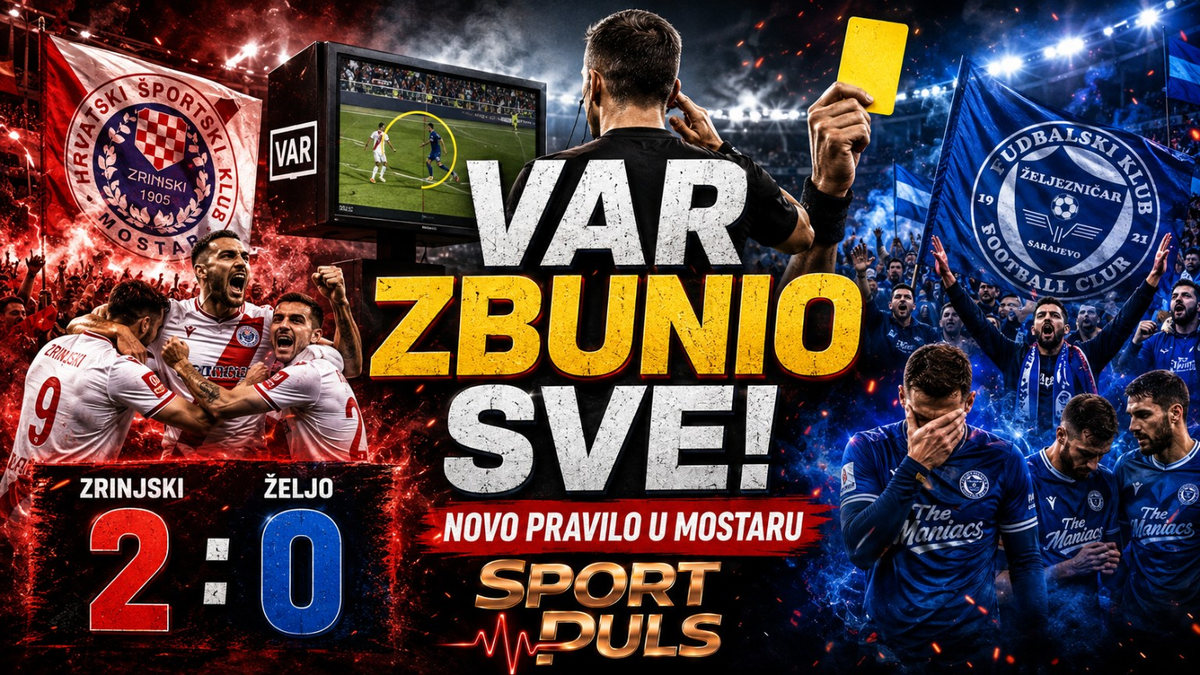 VAR u Mostaru zbunio gledaoce nakon žutog kartona