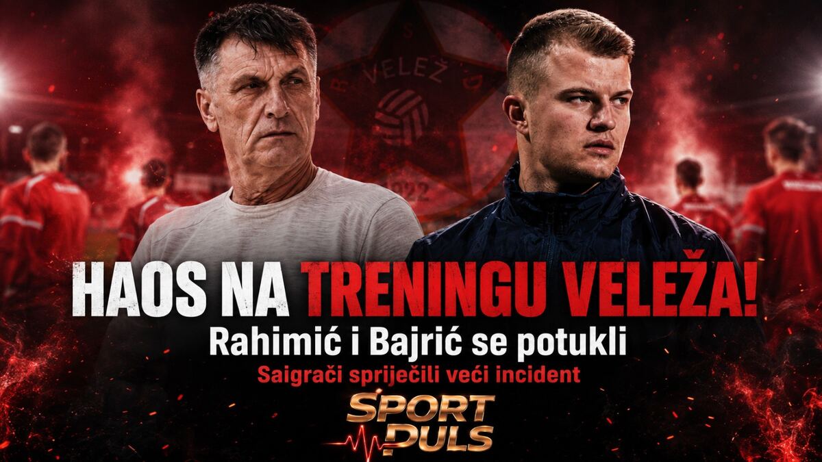 HAOS NA TRENINGU VELEŽA: Rahimić i Bajrić se potukli, saigrači spriječili veći incident! Rahimić i Bajrić se potukli na treningu Veleža