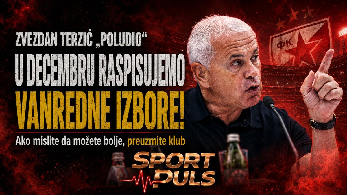 Zvezdan Terzić najavio vanredne izbore u decembru