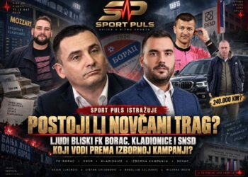 LJUDI BLISKI FK BORAC, KLADIONICE I SNSD: POSTOJI LI NOVČANI TRAG KOJI VODI PREMA IZBORNOJ KAMPANJI? FK Borac, kladionice i SNSD – ilustracija uz istraživački tekst SPORT PULSA